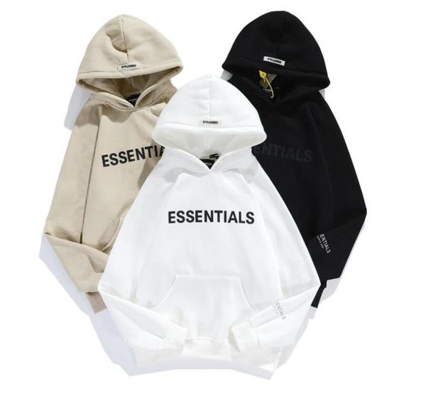 

autumn winter oversize branded hoodies s 3m reflective 3d silicon hoodie skateboard loose fog hoody hooded sweatshirt8046515, Black