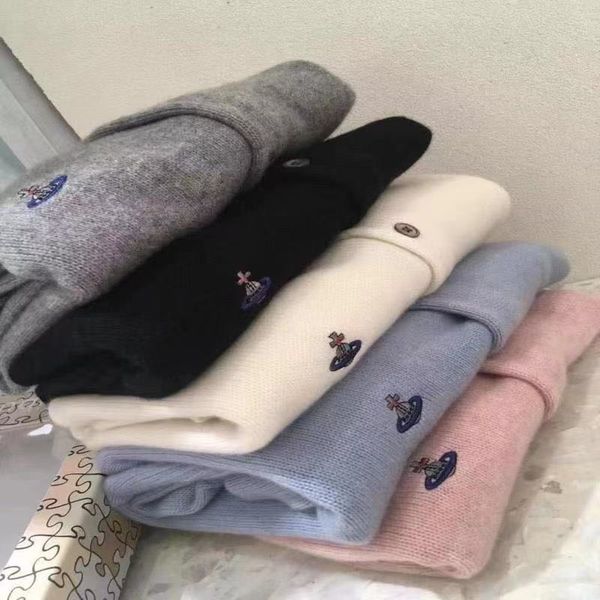 

womens sweaters autumn and winter selling embroidery long sleeve cashmere cardigan sweater loose fashio 230831, White;black