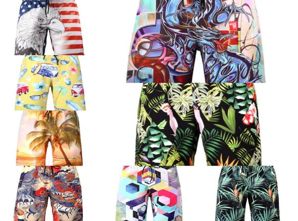 

2021print swim beach board shorts plus size swimsuit loose men039s bathing suit trunks 2020 breathable summer mens swimwear bik1012365