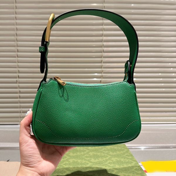 

underarm shoulder bag women handbags solid color genuine leather hobos bag metal hardware zipper closure cell phone pocket fashion travel pu