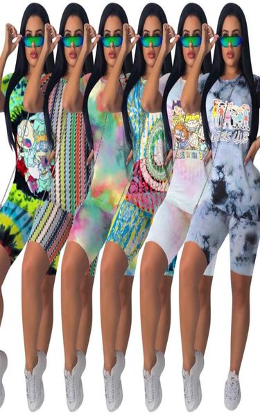 

spot tracksuits european spring and summer fashion printing sports casual pants suit twopiece nightclub support mixed batch2648193, Gray