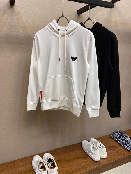 

autumn winter new designer hoodie cotton asian size hoodie luxury brand mens hoodie, Black