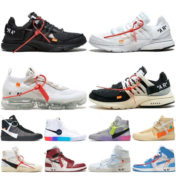 

seller men's and women's off shoes mca white black red mac silver metal volt low three black green gner presto 2.0 chaussures