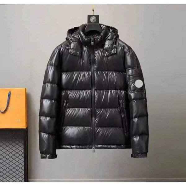 

2023 mo mens winter parka designer down fashionable long-sleeved sport winter puffer jackets166, Black