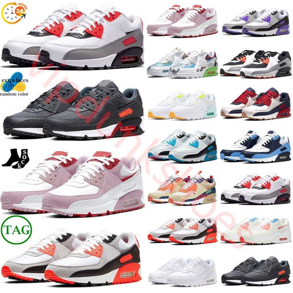 

running shoes90 men sneakers max women chaussures grey black solar flare safety orange sail unc blue chill ultramarine outdoor sport designe