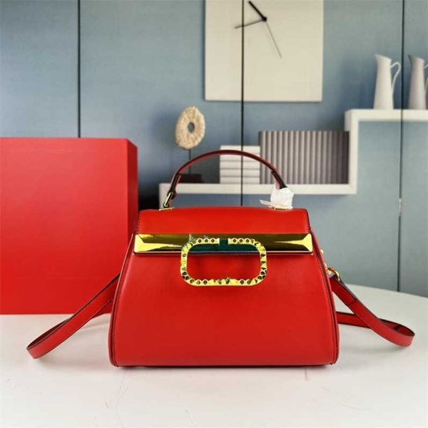 

purse vltn lucky designer red elegant handbag bag small women's 2023 trendy and advanced feel fashion texture crossbody bx6m