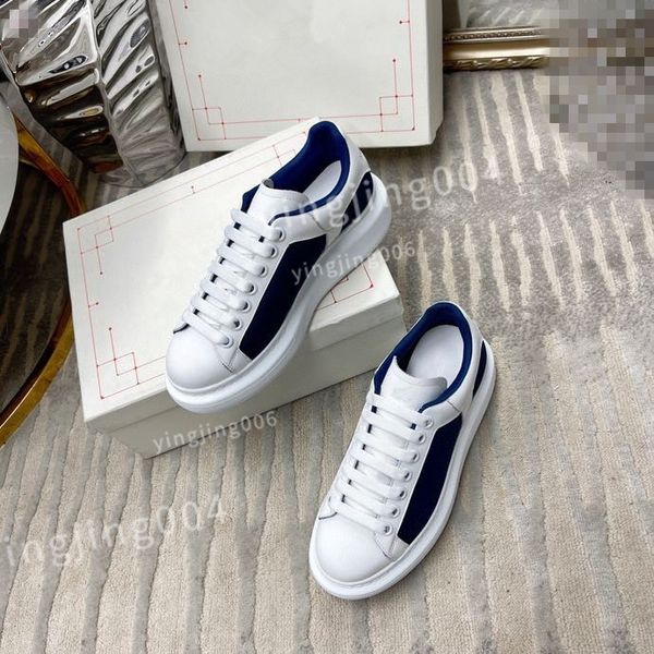

luxurys designer men's and women's fashion casual shoes leather lacing platform sports shoes white blue men's women's tr, Black