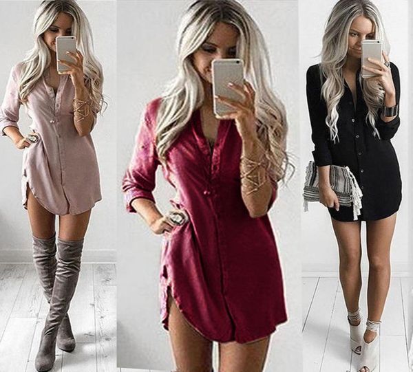 

femme woman clothes womens fashion cotton blusas femininas women blouses lapel neck long sleeve black shirt plus size blouse1086939, White