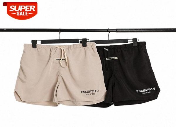 

shorts sixth s double line letter reflective nylon #i31c012033874, Black