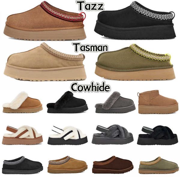 

UGGit Boots Tasmanes Boots Chestnut Designer Fur Sheepskin Tazz For Women Australia Ultra Mini Platform Uggit Slide Snow Boot winter Slippers Disquette Outdoors