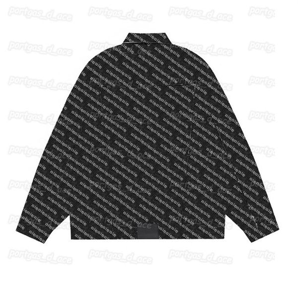 

fashion couple denim coats womens mens long sleeve jeans jacket cotton denim street style jackets316j, Black