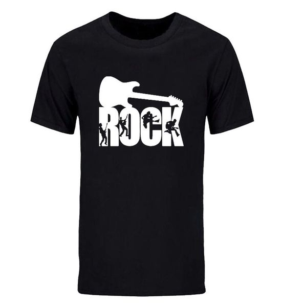

summer personalized characters music tyle rock guitar printed mens short sleeve t shirt fashion cotton crew neck casual tees 7940731, White;black