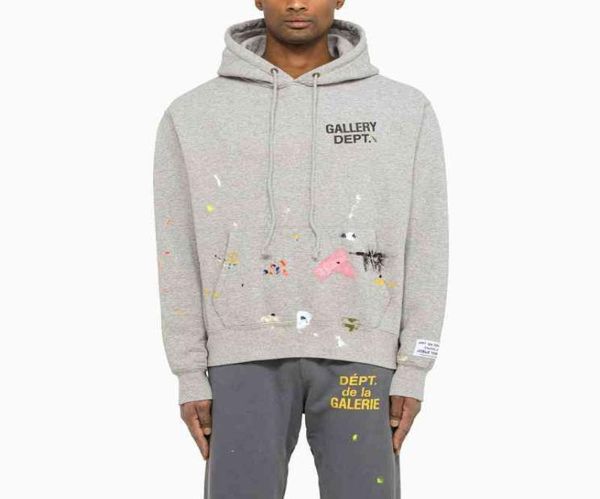 

hoodie ys designer and 22 spring summer grey spray hoodie sweater men's shop en2120p2541947, Black