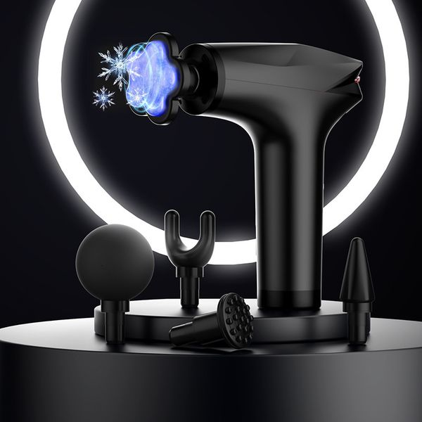 

full body massager icy cold compress massage gun electric percussion pistol for neck back sport deep tissue muscle relaxation 230831