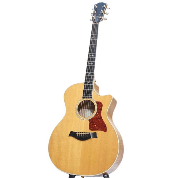 

614ce '02 600 series natural wood grain acoustic electric guitar