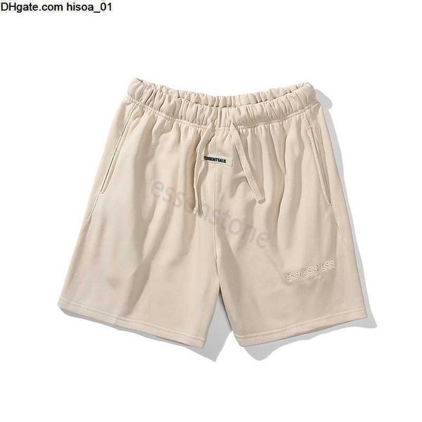 

men's summer casual designer fears of god short pants with drawstring series shorts jogging and running essentialsss cotton shorts s-2x, White;black
