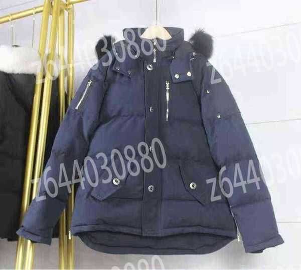 

canada puffer jackets men's down jacket mooses knuckles coats high real fur mens canadian winter hiver parka doudoune 3 k6zh, Black