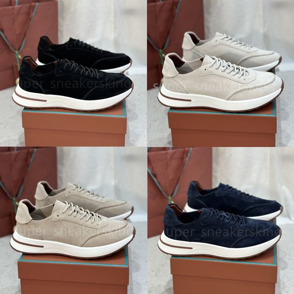 

designer shoes men week end walk casual shoes black brown blue suede walk leisure shoes charms outdoor runner sneaker size 39-46