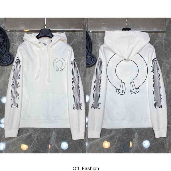 

men's hoodies sweatshirts mens designer chrome winter heart hoodie ch long sleeve zipper jacket loose coat hooded hoody men woman hip h, Black