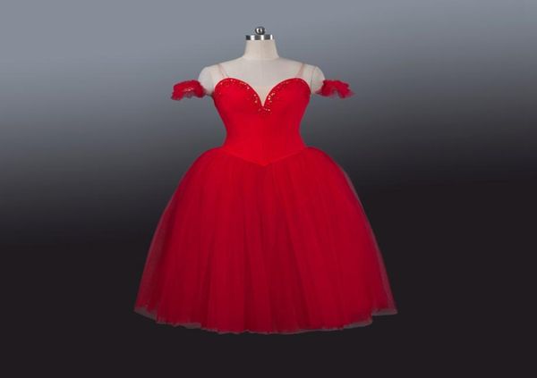 

stage wear red ballet romantic tutu dress child ballerina ballet tutu dress girls purple professional tutu ballet dance skirts for6102887, Black;red