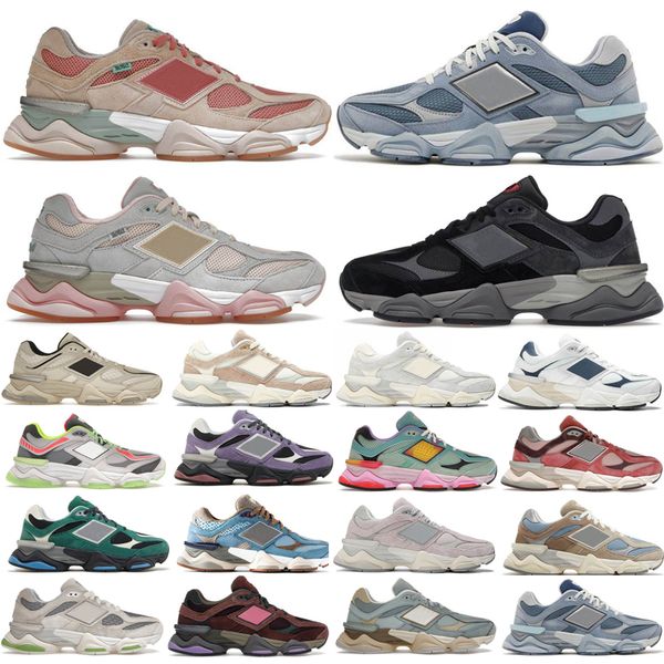 

2023 9060 joe freshgoods men women running shoes suede 1906r designer penny cookie pink baby shower blue sea salt outdoor trail sneakers siz, White;red