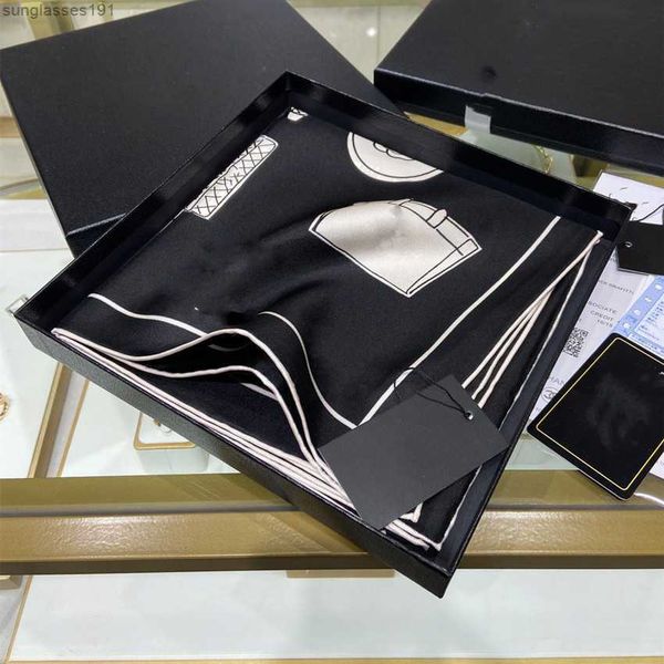 

scarves 2022 fashion designer woman silk scarf letter headband brand small variable headscarf accessories activity gift, Blue;gray