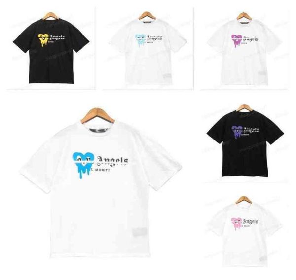 

european designer of luxury tshirt brand s love design angel t shirt pa clothing spray letter short sve spring summer 8981059, White;black