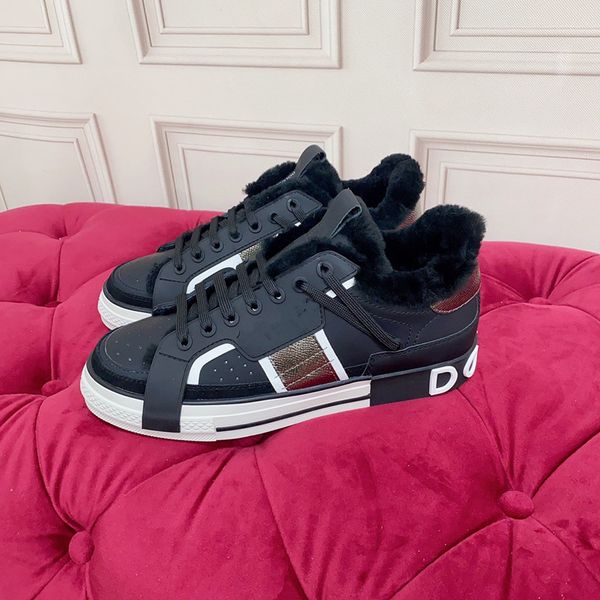 

2023 designer virgil trainer casual shoe sneakers black white panda fashion low shoe platform leather sloe rubber men women 0826