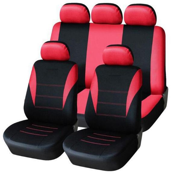 

universal car seat cover 9pcs full covers fittings sedans auto interior cars accessories suitable for care protector f-01206y