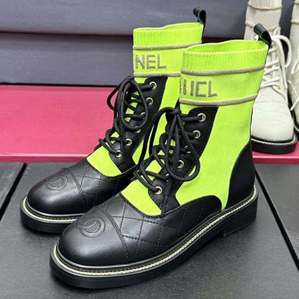 

designer boots women boots sock boots knitted boots contrasting boots classic style shoes winter fall snow boots ankle boots fashion shoes 0, Black