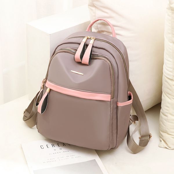 

women men backpack style genuine leather fashion casual bags small girl schoolbag business lapbackpack charging bagpack rucksack sport&outdo