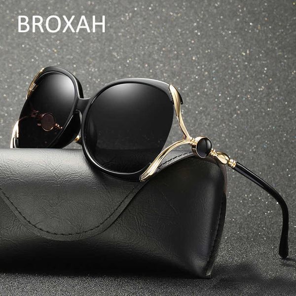 

sunglasses fashion polarized sunglasses women luxury brand designer ladies sun glasses uv400 lunette de soleil femmej230301, White;black