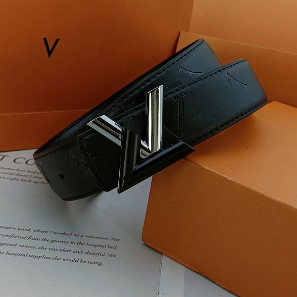 

luxurys designers belts designer belt trend letter with women and men leisure retro embossed twill colour blocking 3.8 wide versatile nice, Black;brown