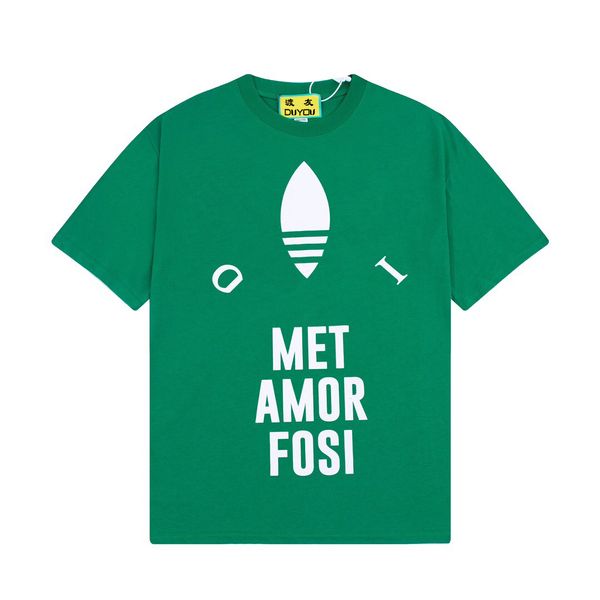 

duyou oversize t shirt with vintage jersey wash letters 100% cotton t-shirt men casuals basic t-shirts women quality classical dy8813, White;black