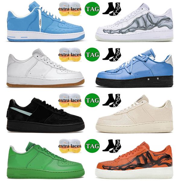 

authentic uality one 1 running shoes off mens women black white gum unc university blue tiffany x 1. beige panda uv reactive platform sneake