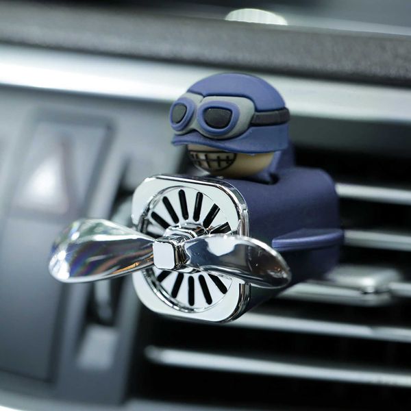 

interior decorations toon pilot series car diffuser solid aromatherapy air vent freshener perfume clip fragrance ornament r230228
