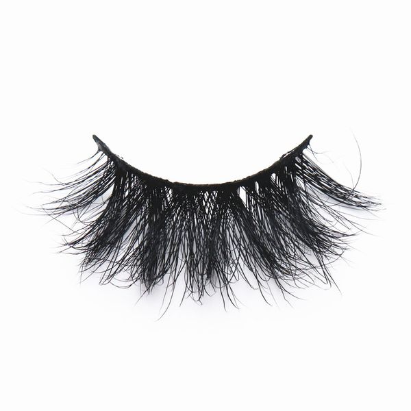 

lon-07 long 25mm mink lashes false eyelashes strip dramatic volume thick one pair wholesale price light weigth pvc box package