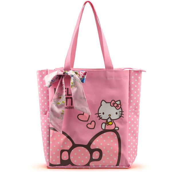 

shoulder bag backpacks oxford cloth handbag melody bow shopping bag girls tote bag