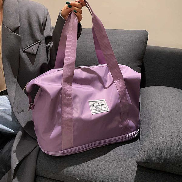 

short distance luggage bag large capacity portable travel bag light waterproof waiting bag portable storage bag