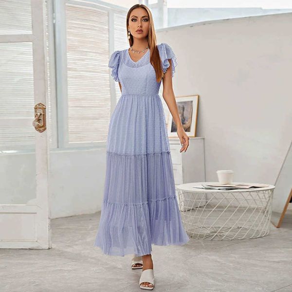 

women's casual dresses zg-21647 women's 2023 v-neck with sling mh skirt elegant sexy, Black;gray