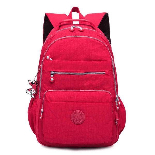 

backpack 2022 women backpack for teenage girls brand nylon backpacks mochila feminina female travel bagpack schoolbag women bagj230301