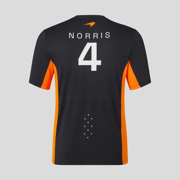 

qjv1 men's fashion t shirt 23 latest f1 formula one racing mclaren 4 norris 81 piastri professional team clothing oversize breathable c, White;black