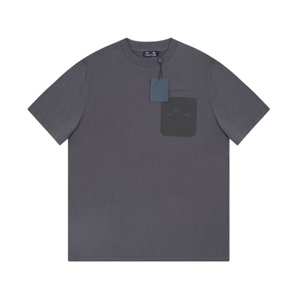 

duyou oversize t shirt with vintage jersey wash letters 100% cotton t-shirt men casuals basic t-shirts women quality classical dy8879, White;black