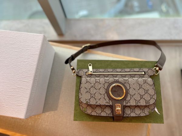 

designer bags round interlocking g chest bag mens fashion blondie series waist women crossbody sacoche