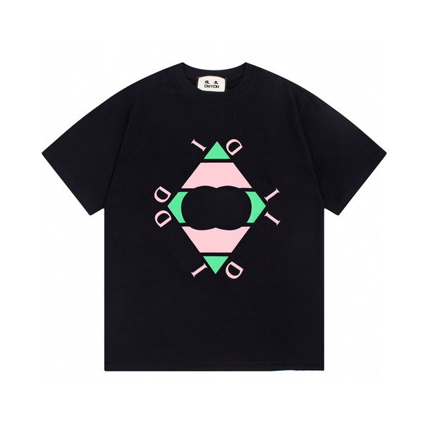 

duyou oversize t shirt with vintage jersey wash letters 100% cotton t-shirt men casuals basic t-shirts women quality classical dy8778, White;black