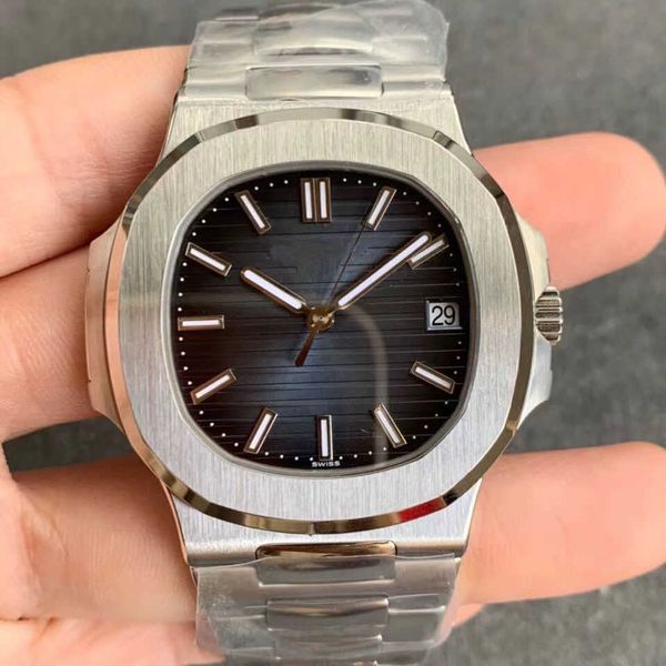 

3k pp5711 8.3mm superclone pp watch steel king automatic men's watch cal-324sc all-in-one movement fashion business band waterproof, Slivery;golden