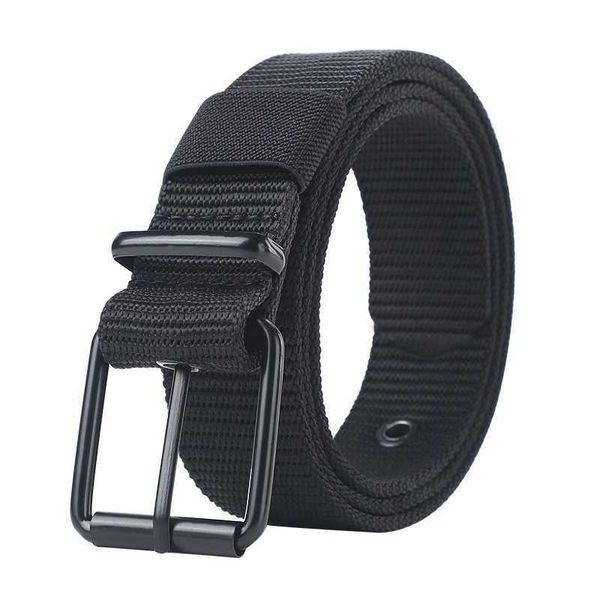 

belts sabuk kanvas baru sabuk taktis pria jual celana koboi kanvas nilon tenunan praktis sederhana olahraga luar ruangan pria sabuk wanita w, Black;brown
