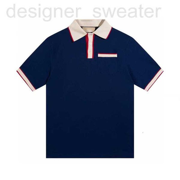 

men's polos designer the correct version of the verified 2023 summer luxury pocket logo polo shirt is same for men and women 2itx, White;black