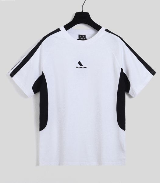 

duyou oversize t shirt with vintage jersey wash letters 100% cotton t-shirt men casuals basic t-shirts women quality classical dy8815, White;black