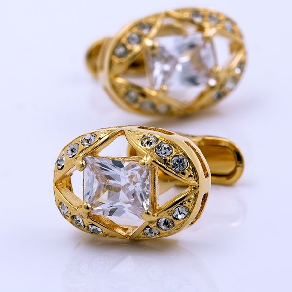 

cuff links french kflk jewelry for men's brand shirts cufflinks gold wholesale wedding buttons 230228, Silver
